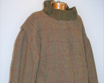 Polo Ralph Lauren Window Pane Plaid Reversible Jacket Size XL