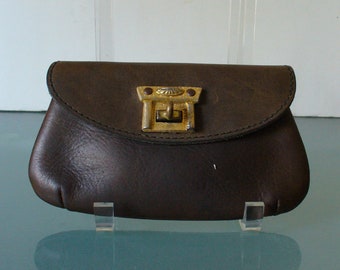 Vintage Davey's Bohemian Heavy Leather Pouch