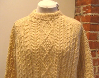 Aran Cable Knit Sweater