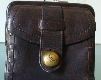 Vintage Chocolate Brown Coach Wallet