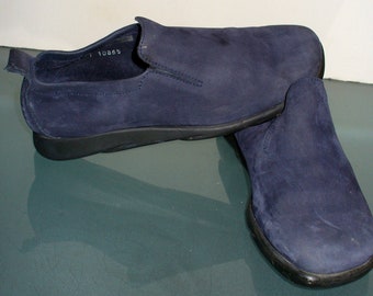 Arche Made in France Navy Nubuck Pixie Boots Size 36 EU