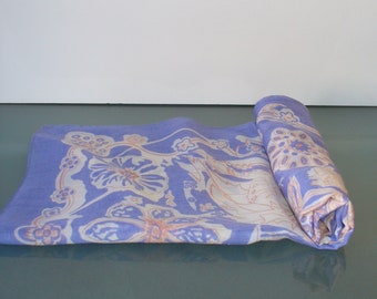 Vintage Mercedes Grekoff Paris Linen Scarf