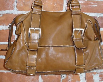 Michael Kors Caramel Leather Satchel