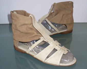 Marc Roman Style Leather Sandals Size 36