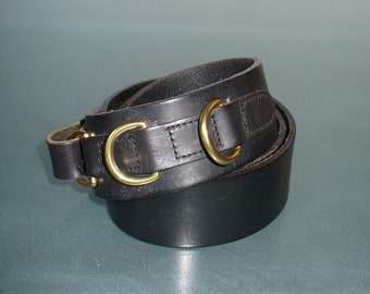 Vintage Gap Heavy Black Corset Belt Made in England Size S