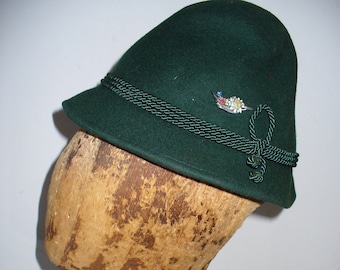 Vintage Austrian Alpine  Wool Hat