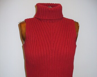 Ralph Lauren Cotton Turtleneck Full Fashioned Size S