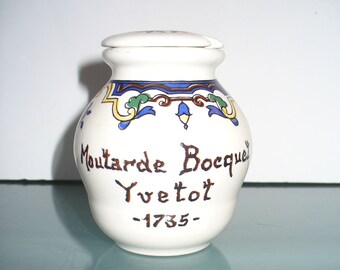 Vintage Made In France Dijon Mustard Jar