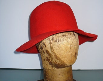 Vintage Gokey Effanem Crusher  Wool Fedora Size 7 1/8