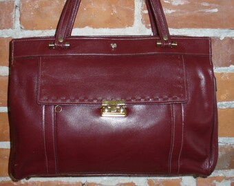 Vintage Jean Fogel Paris Beifcase Style Handbag