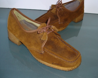 Sear's The Shoe Place  Suede Oxford Shoes Size 9 B