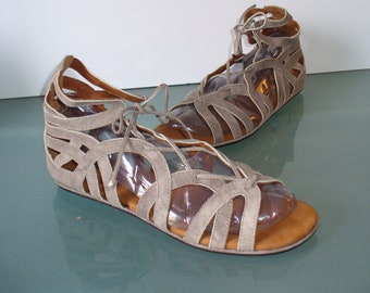 Gentle Souls Roman Style Leather Sandals Size 8 M