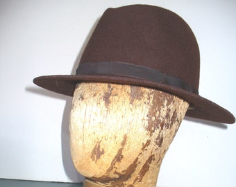 Vintage LL Bean Made in England Wool Fedora
