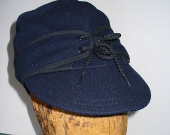 Vintage Reversible Hunting  Cap Size 6 7/8