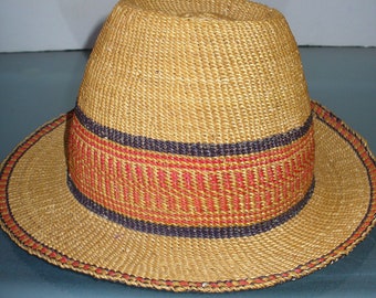 Vintage Handmade Straw Hat