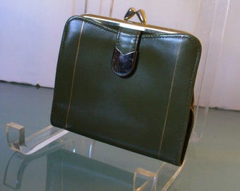 Vintage St. Thomas Avocado Green Wallet