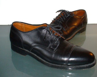 Alden New England Black Men's Cap Toe Size 9A/C US