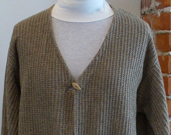 Made in France Rodier Silk & Flax Sweater /Skirt Set Size M