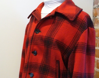 Vintage Buffalo Plaid Hunting Jacket
