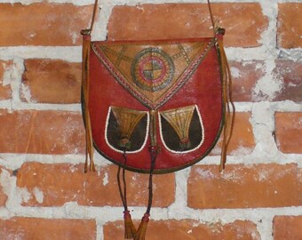 Tribal Leather Pouch