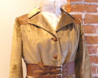 Vintage Martin Corseted Velvet Coat