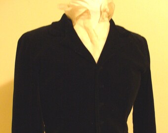 Ralph Lauren Black Velvet Jacket Size S