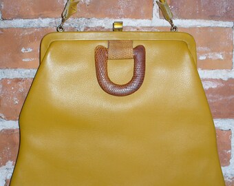 large yellow handbags