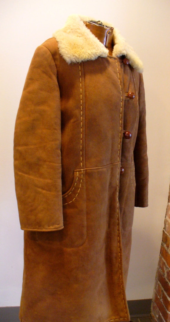 Vintage Shearling Sheepskin Coat
