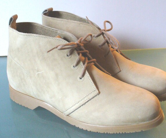 2016 Desert Platform Boots, Authentic & Vintage