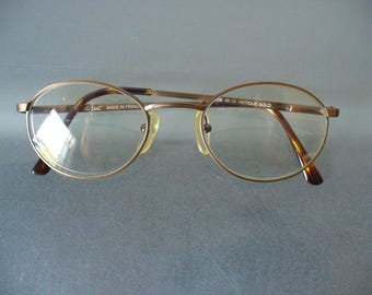 Vintage Made in France Wire Rim Glasses RX Lens