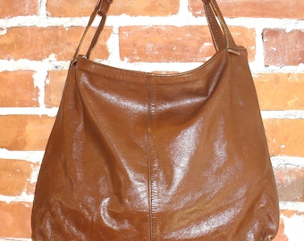 Vintage Tadora Cocoa Brown Hobo Bag