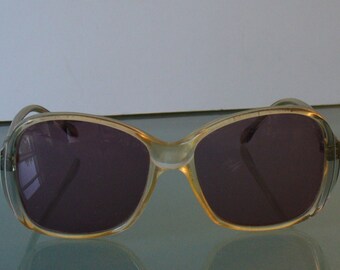 Made in France Clear Big Eye Sunglasses