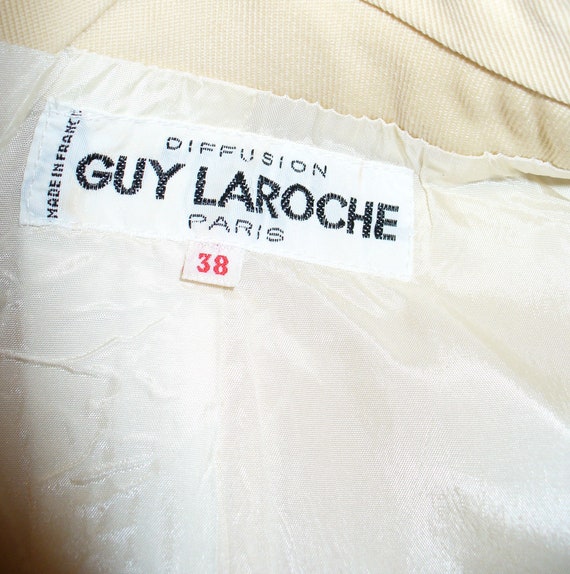 Guy Laroche Diffusion Cropped Wool Jacket Size 38 - image 3