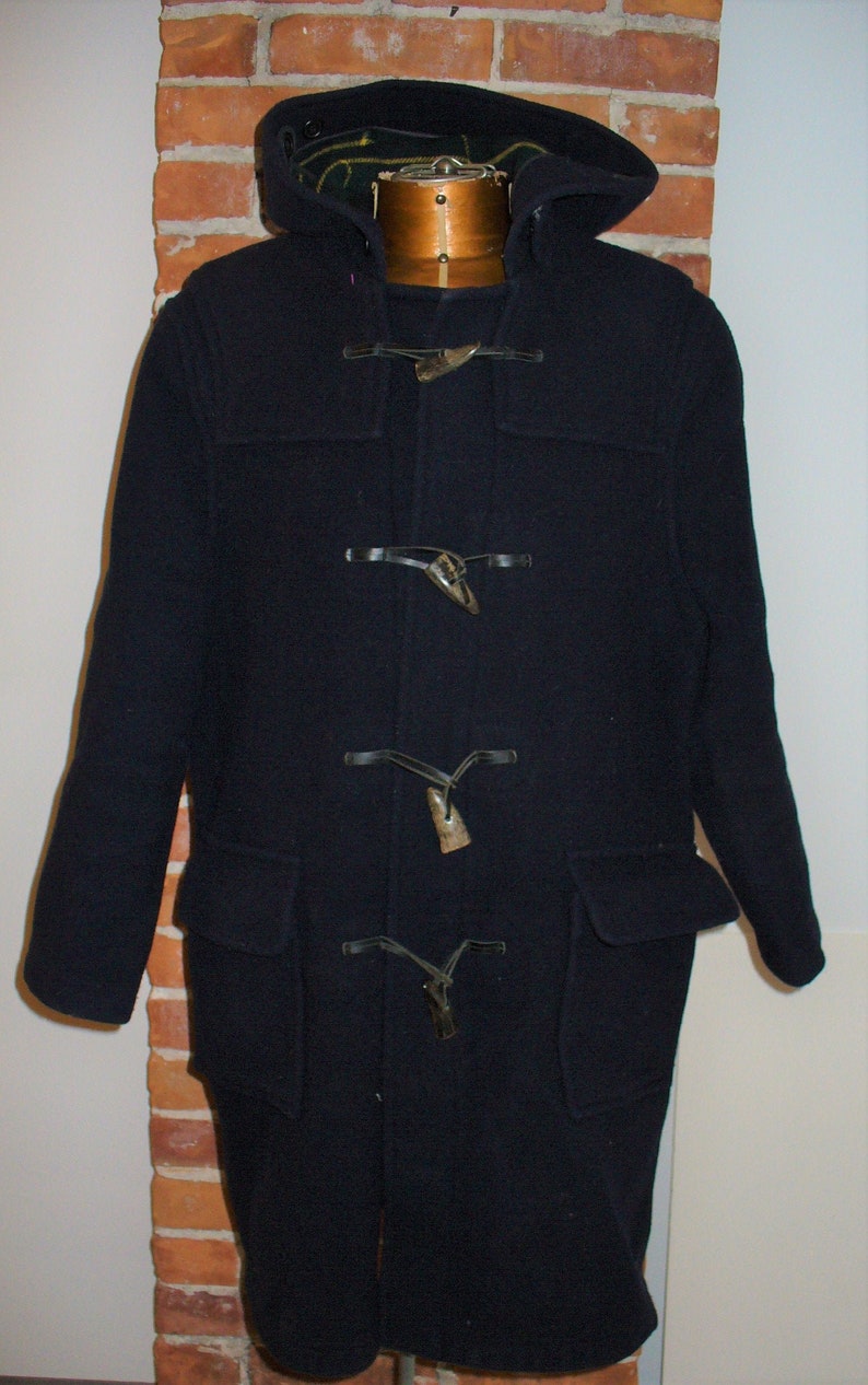 blue toggle coat