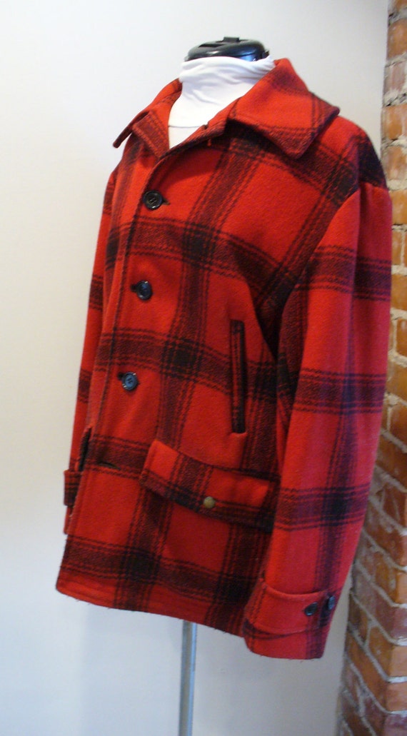 Buffalo plaid hunting jacket sale