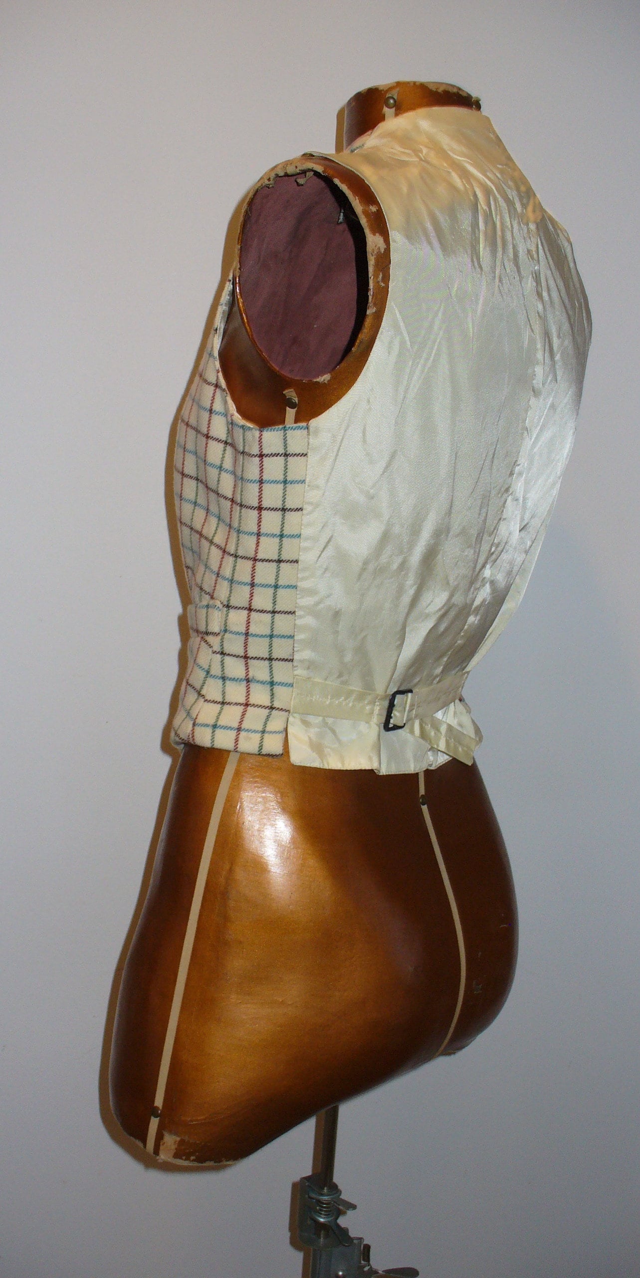 Vintage Ralph Lauren Tattersall Vest Size 6