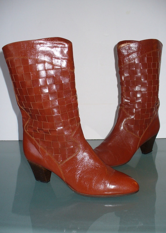 Frye, Vintage Intricato Frye Boots Made in Spain 7.5 M US