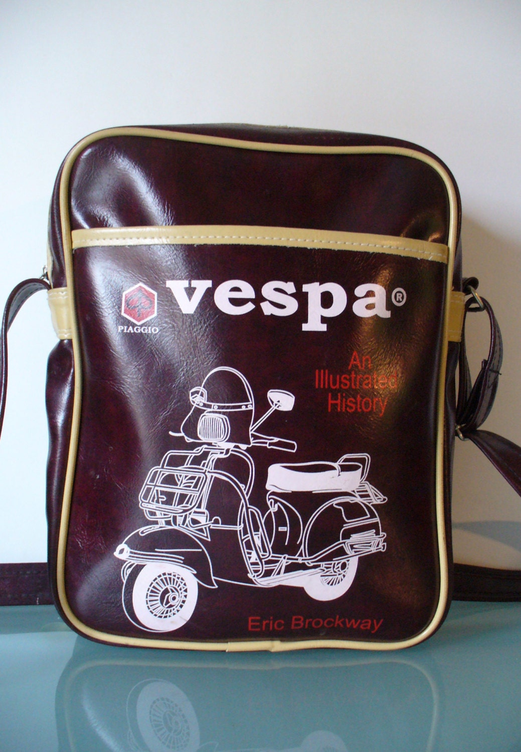 HERMES Red Suede Vespa Palladium Hardware Small Crossbody Shoulder Bag For  Sale at 1stDibs