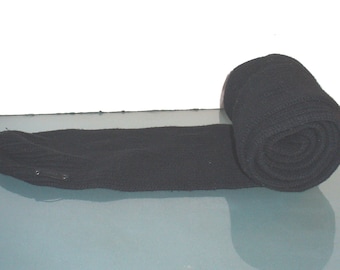 Vintage Coach Wool Ribbed Knit Neck Scarf