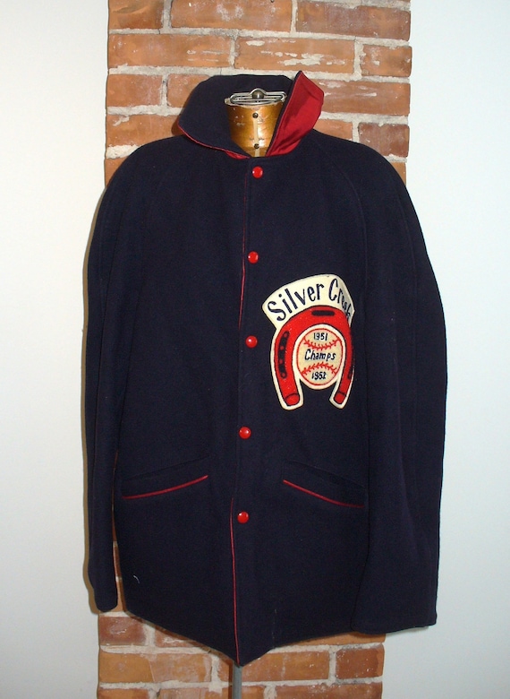 Vintage Reversible Wool Varsity Letterman Jacket