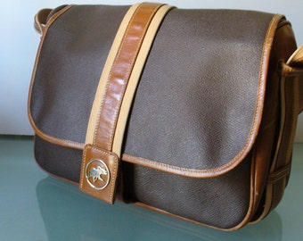 Hunting World Crossbody Messenger Bag Made in France