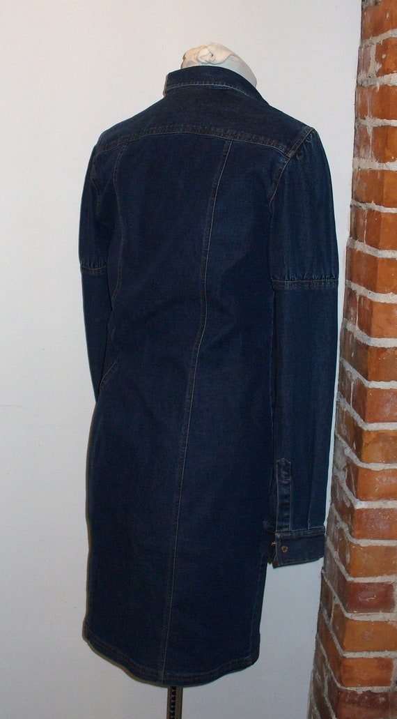 Vintage Ralph Lauren Denim Poet Dress Size 10 - image 6