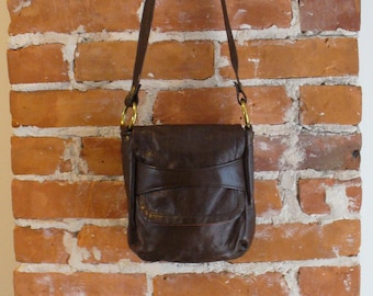 Vintage Tadora Chocolate Brown Bag