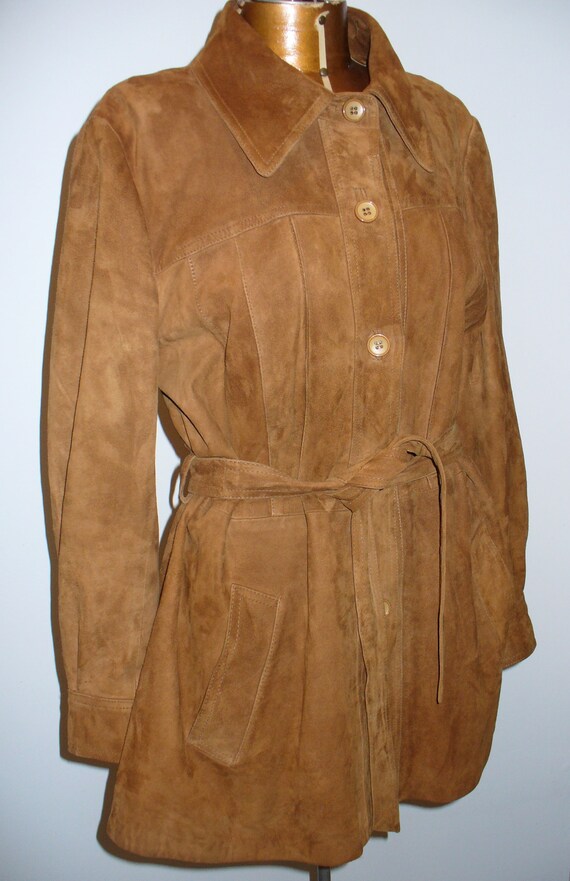 Vera Pelle Suede BOHO Jacket - image 5