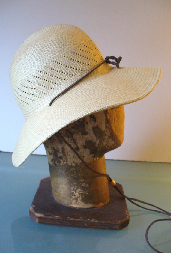 Vintage Handmade in Ecuador Straw Hat