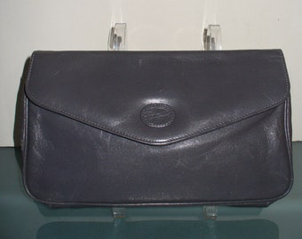 Vintage Pappagallo Grey Clutch Bag