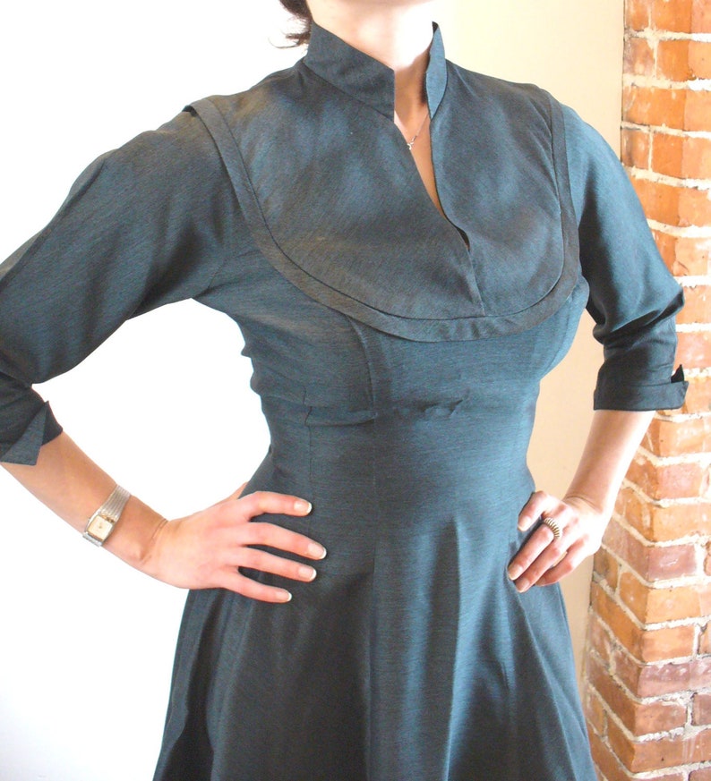 Vintage 1950/'s Tailored Junior Dress