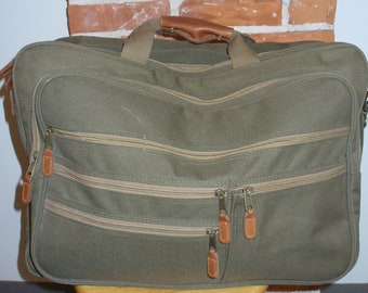 Northwest Trails Rugged Canvas & Leather Travel Bag