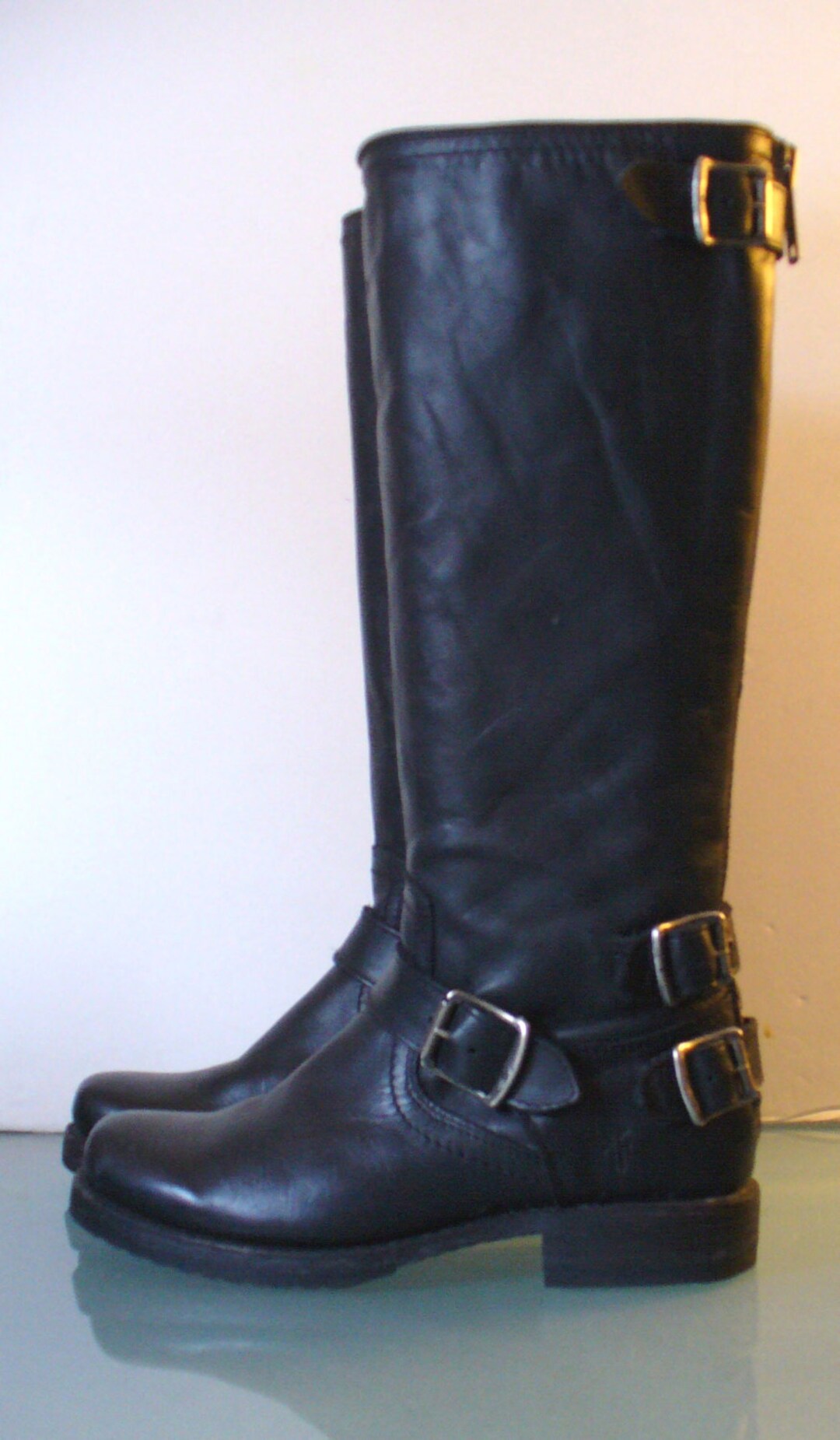 frye motorcycle boots women's