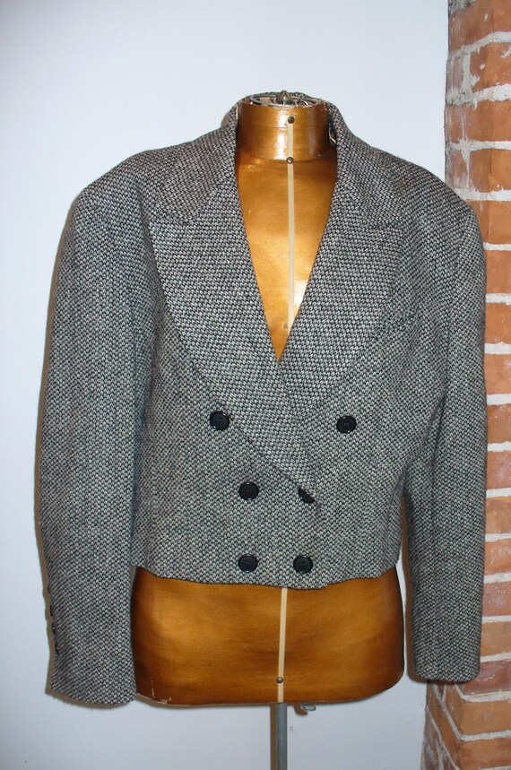 Vintage Colna Paris Tweed Jacket Size 42 - image 4